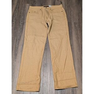 Rocawear Mens Classic Fit Tan Pants Size‎ 34 Cotton Blend Casual